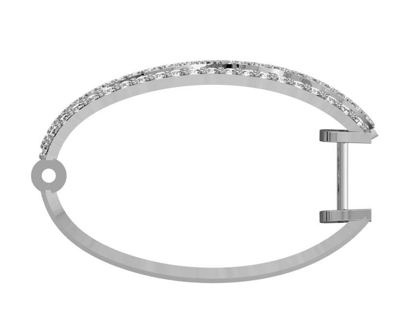 Graceful Half Balis with diamonds - Jewelslane