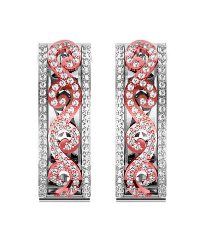Graceful Half Balis with diamonds - Jewelslane