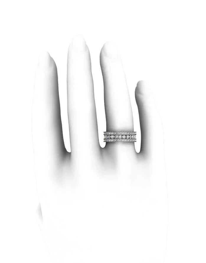 Graceful diamond band - Jewelslane