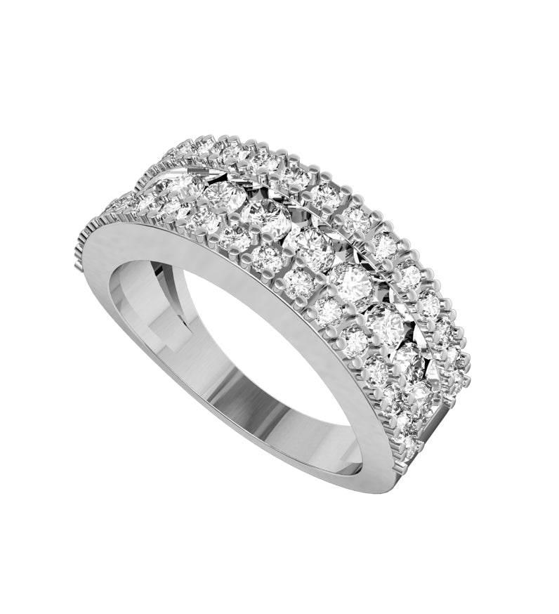 Graceful diamond band - Jewelslane