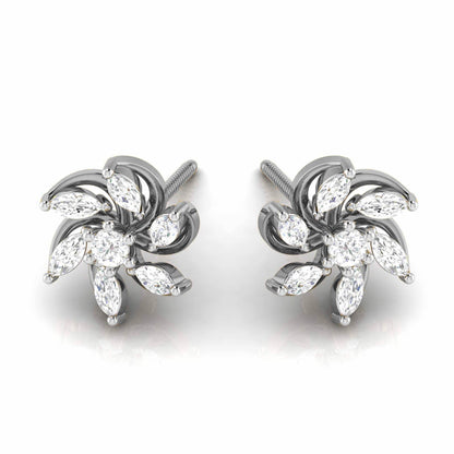 Harley Diamond Studs in 14k Gold - Jewelslane