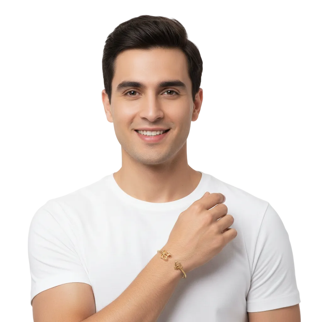 Ik Onkaar and Khanda Cuff Bracelet - Jewelslane
