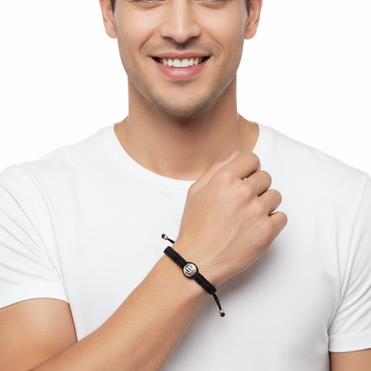 Ik onkaar Gents Gift Bracelet in silver - Jewelslane