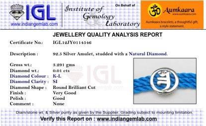 Jain Symbol Bracelet Cum Pendent - Jewelslane