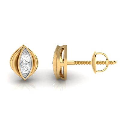 Kandy Diamond Studs in 14k Gold - Jewelslane