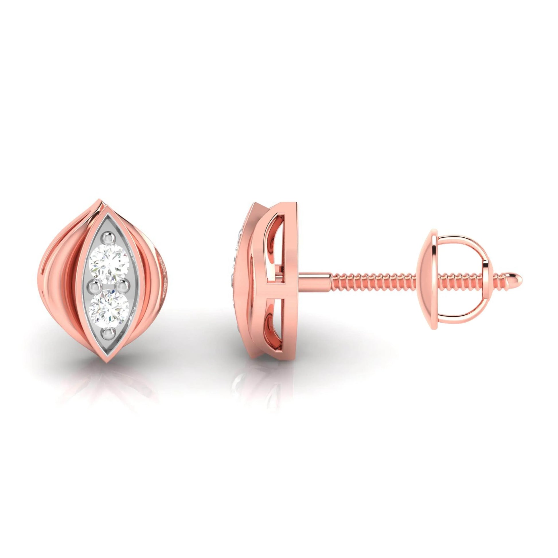 Kandy Diamond Studs in 14k Gold - Jewelslane
