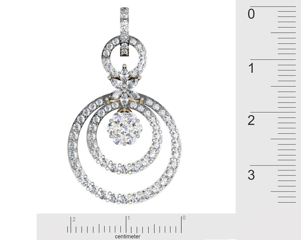 Kira Radiant Diamond Pendant - Jewelslane