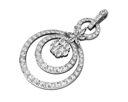 Kira Radiant Diamond Pendant - Jewelslane