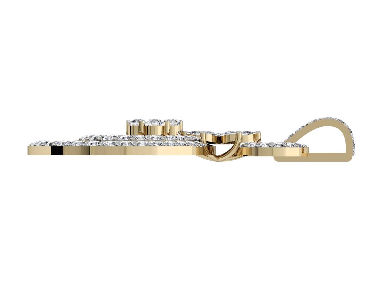 Kira Radiant Diamond Pendant - Jewelslane