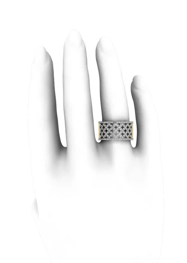 Latticework Diamond Band - Jewelslane
