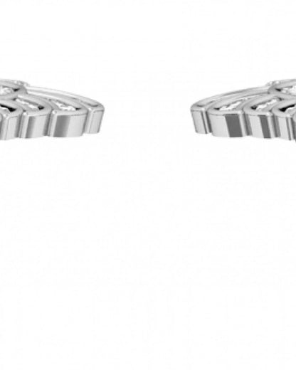 Leaf Earring with Diamonds - Jewelslane