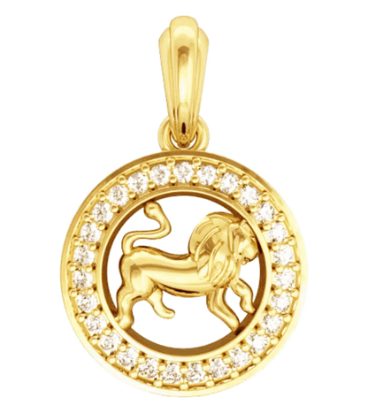 Leo Charm in Gold - Jewelslane