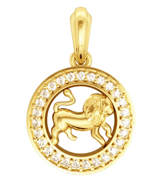 Leo Charm in Gold - Jewelslane