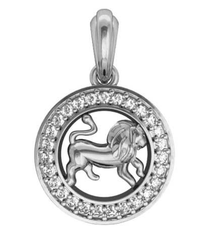 Leo Charm in Silver - Jewelslane