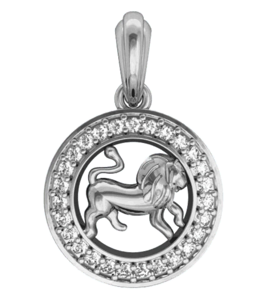 Leo Charm in Silver - Jewelslane