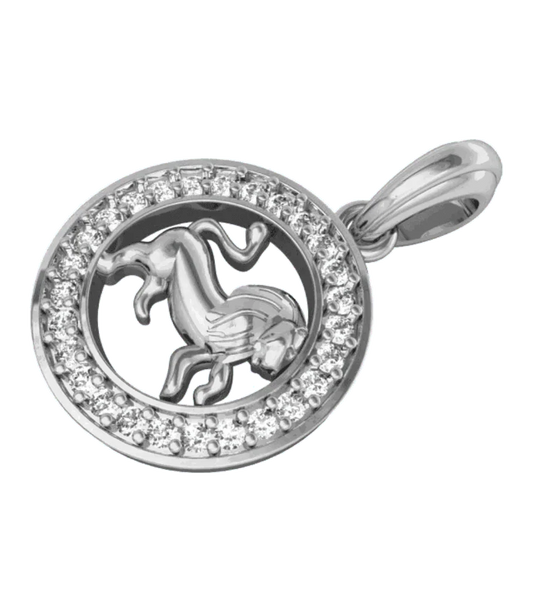 Leo Charm in Silver - Jewelslane