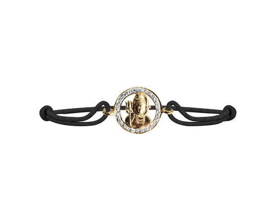 Lord Shiva Gold Bracelet - Jewelslane