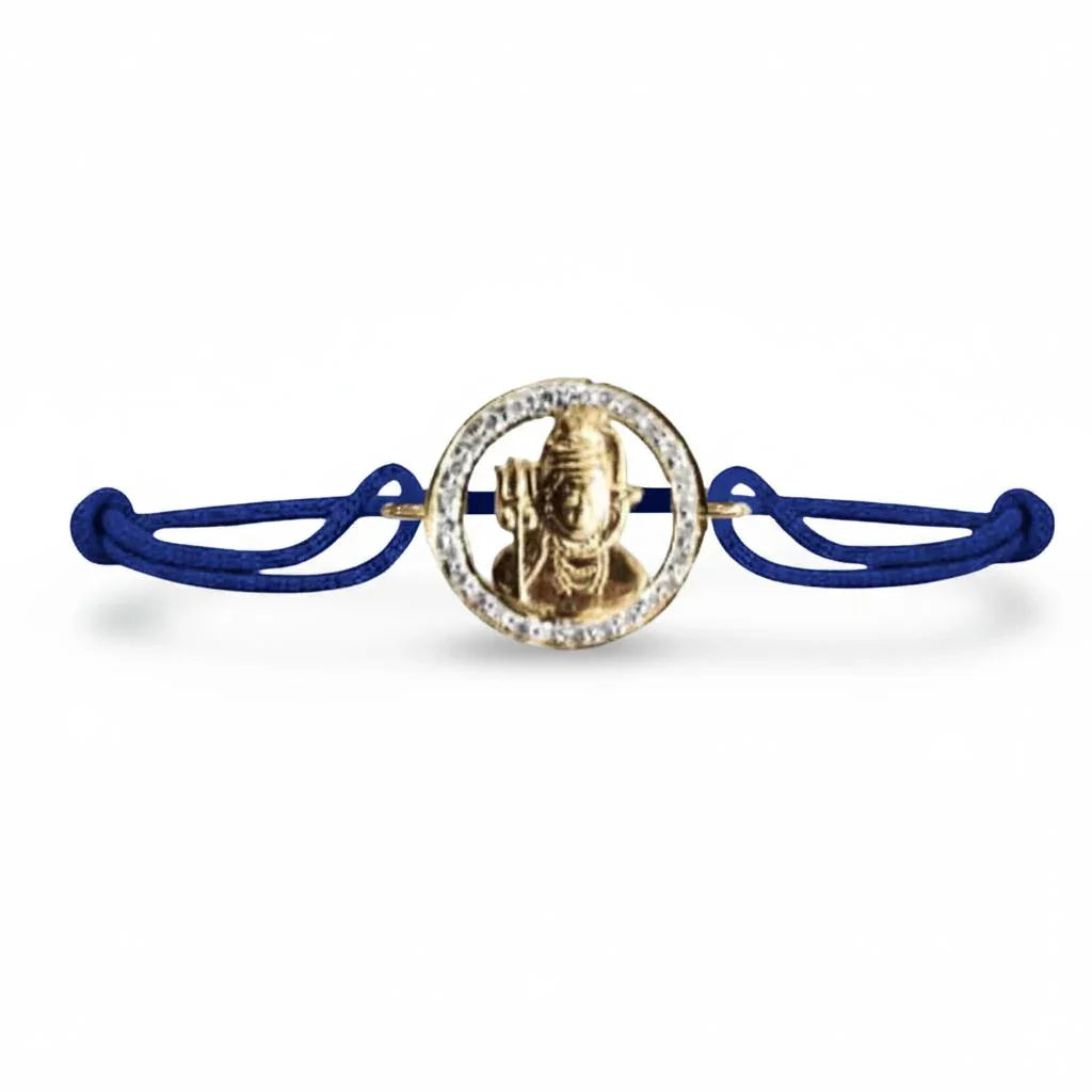 Lord Shiva Gold Bracelet - Jewelslane
