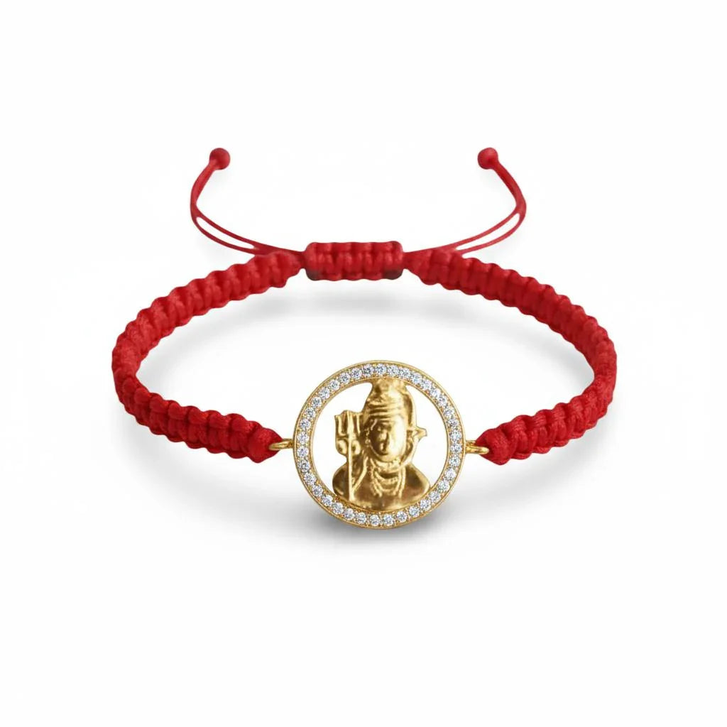 Lord Shiva Gold Bracelet -Jewelslane

