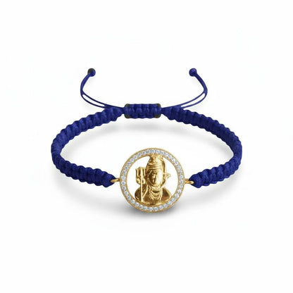 Lord Shiva Gold Bracelet -Jewelslane