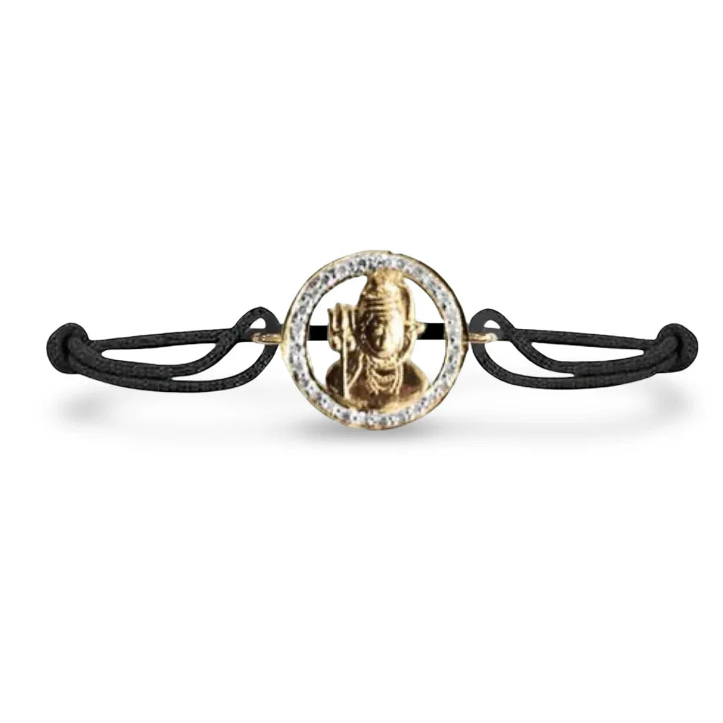 Lord Shiva Gold Bracelet -Jewelslane