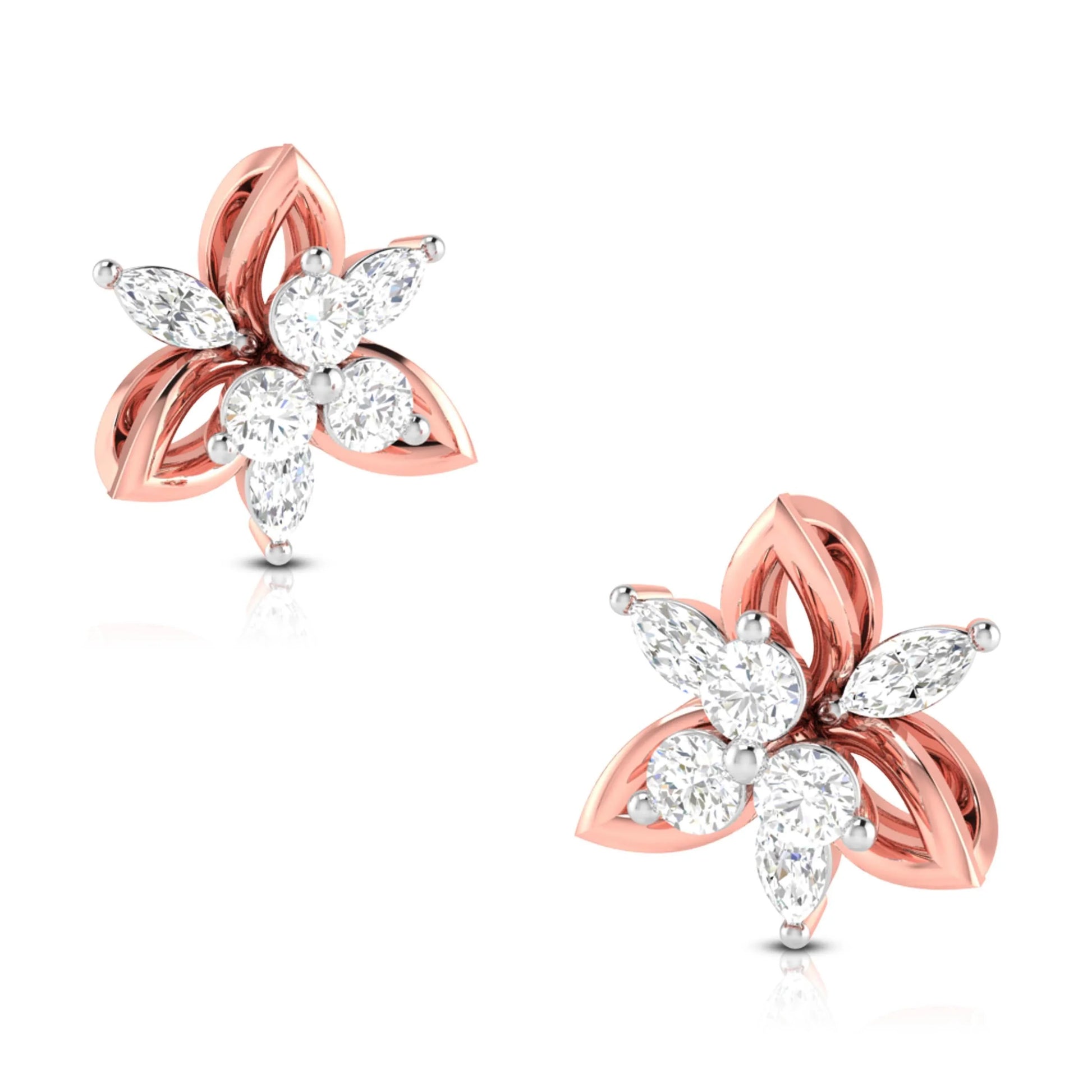 Margot Diamond Studs in 14k Gold - Jewelslane