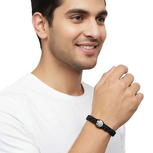 Men's Ik Onkaar Bracelet in Silver - Jewelslane
