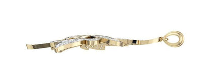 Modern Day designer diamond pendant - Jewelslane