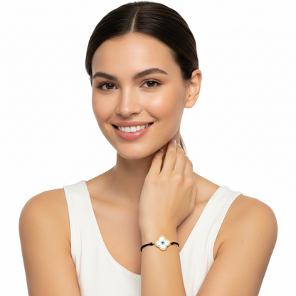 New Evil Eye Bracelet in gold - Jewelslane