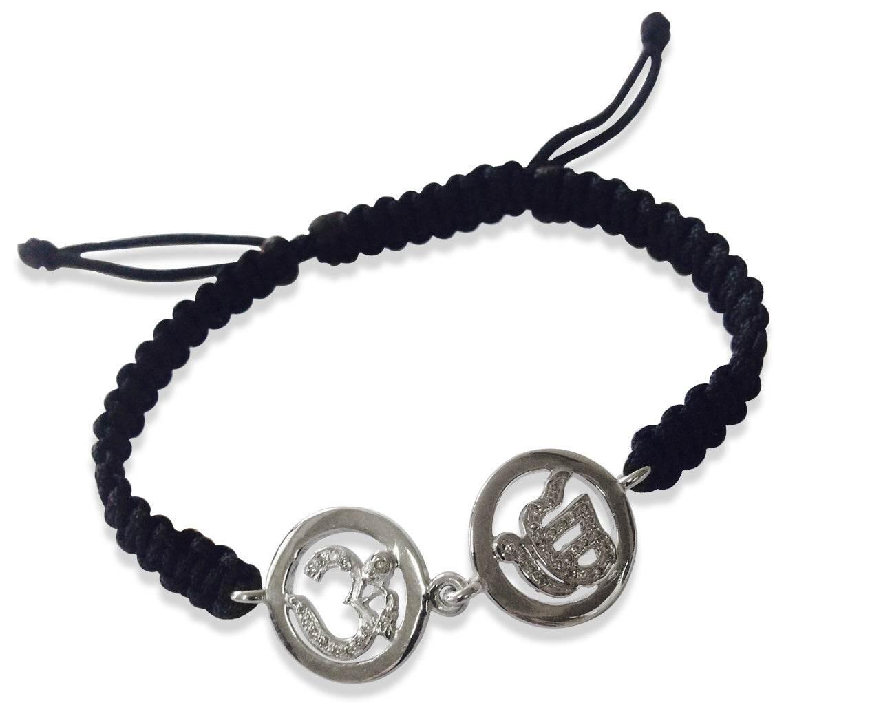 Om Ik Onkar Diamond Bracelet - Jewelslane