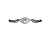 Om Evile Eye Bracelet in White gold - Jewelslane