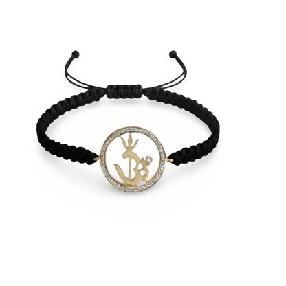 Om Shakti Gold & Diamond Bracelet  Jewelsalne