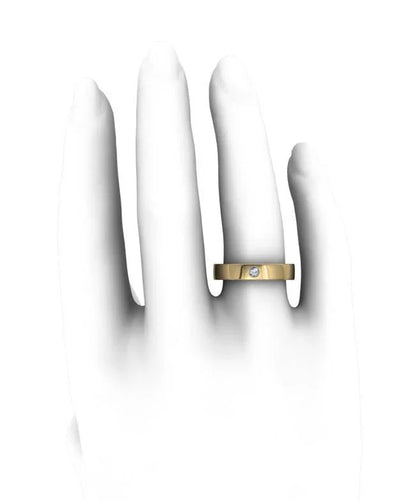 Sarvesh Single Diamond Band - Jewelslane