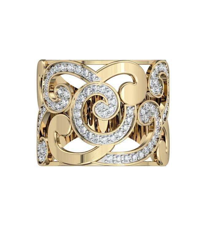 Seamless Swirl Diamond Band - Jewelslane