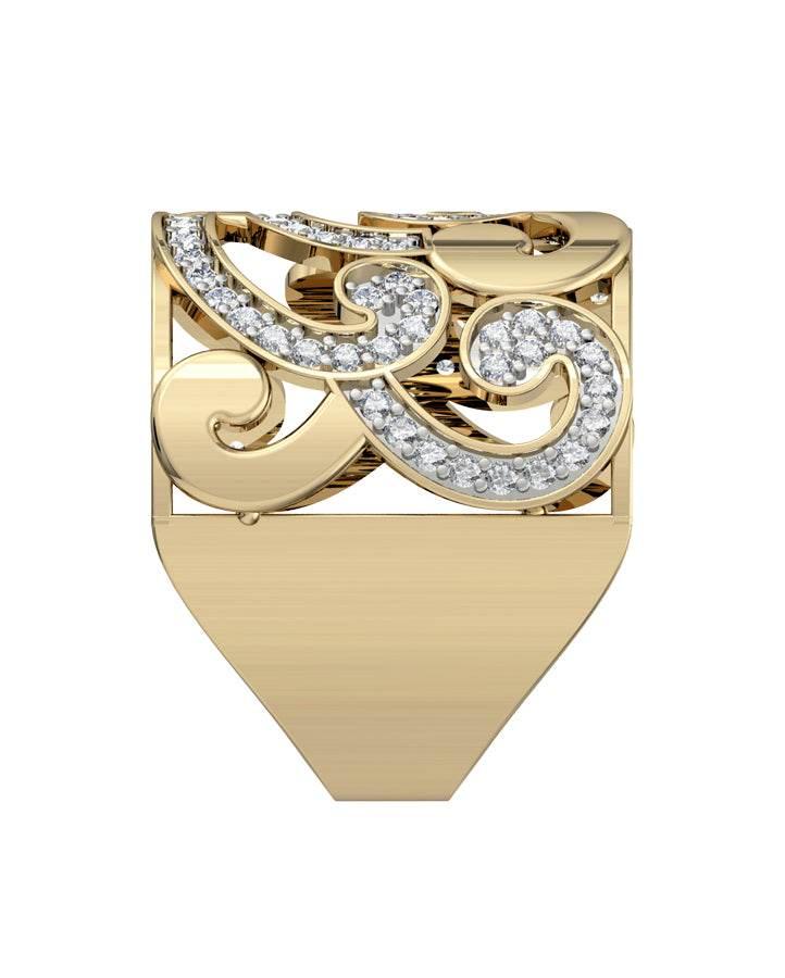 Seamless Swirl Diamond Band - Jewelslane