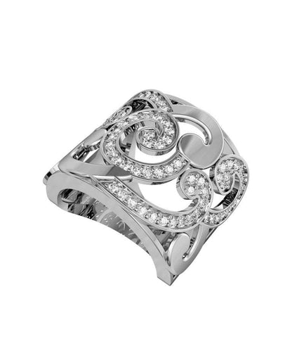 Seamless Swirl Diamond Band - Jewelslane