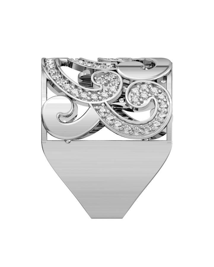 Seamless Swirl Diamond Band - Jewelslane