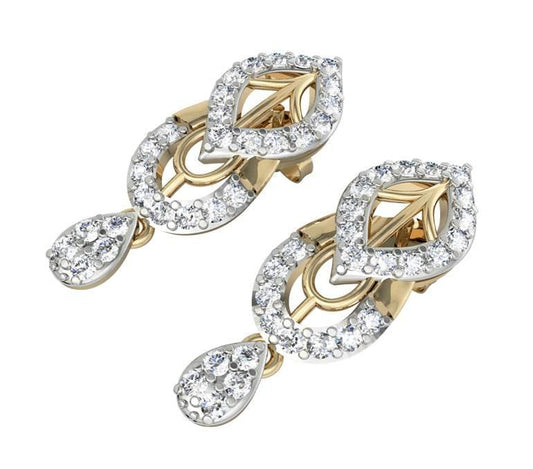 Simple Diamond Earrings - Jewelslane