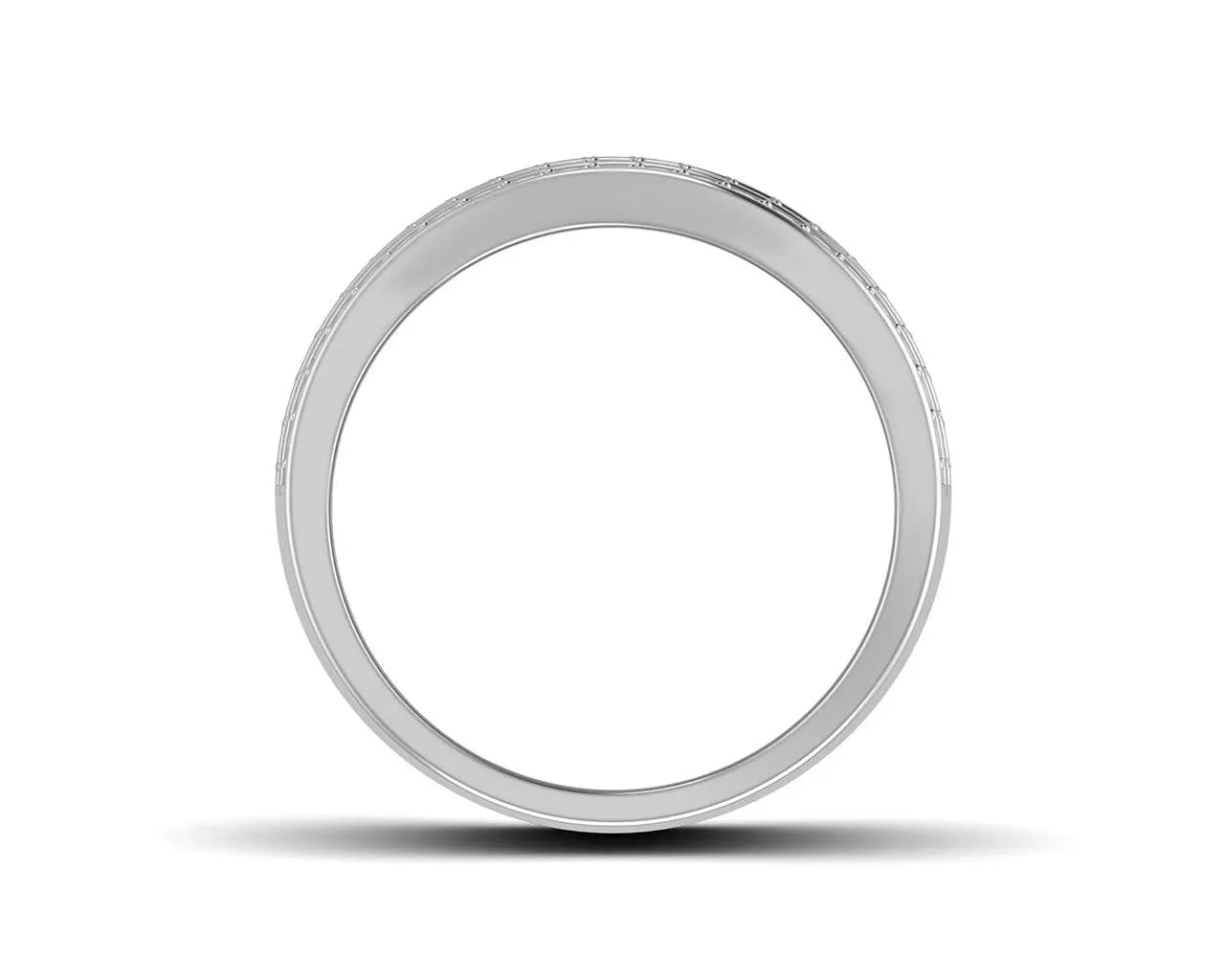 Veola Wide diamond Band in 18k gold - Jewelslane