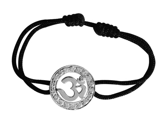 Vibrant Om Bracelet In Gold - Jewelslane