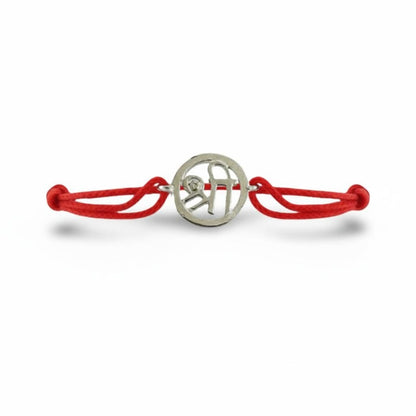 SRI bracelet in silver with diamond