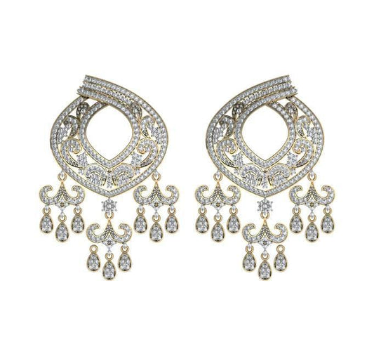 Winsome Wedding wear Earrings - Jewelslane