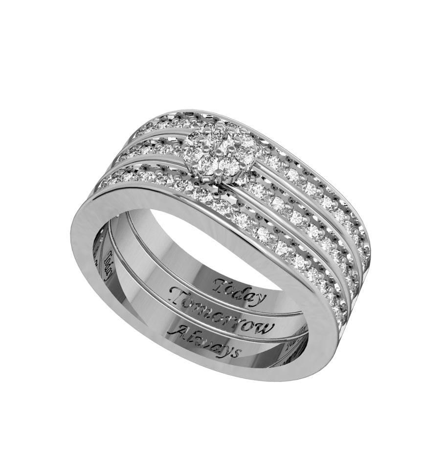 Yours Forever Diamond Band - Jewelslane