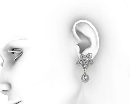 Aadita Exquisite Zircon Earrings - Jewelslane
