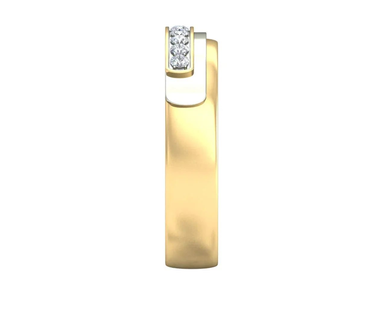Aarush Men’s Diamond Band - Jewelslane