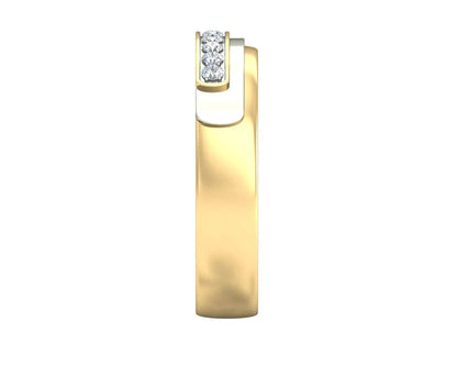 Aarush Men’s Diamond Band - Jewelslane
