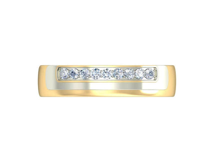 Aarush Men’s Diamond Band - Jewelslane