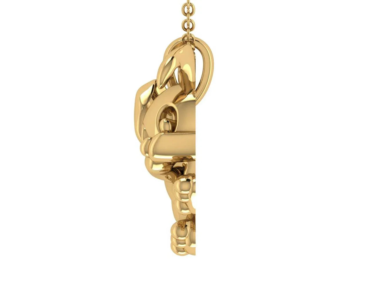 Adorable Puppy Charm in Gold - Jewelslane