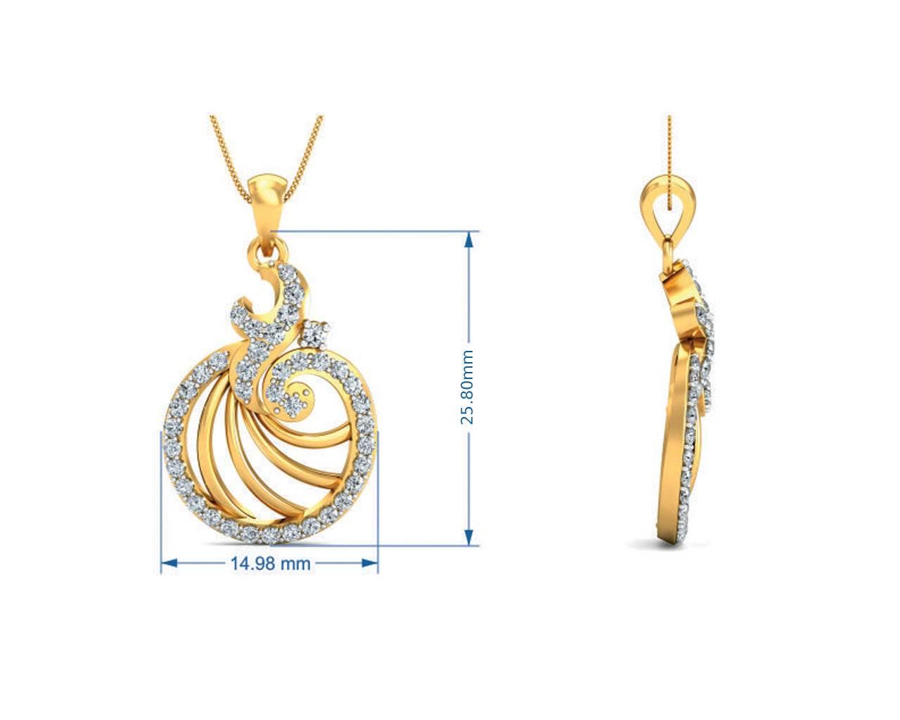 Aini Diamond Pendant - Jewelslane