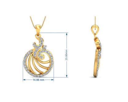 Aini Diamond Pendant - Jewelslane